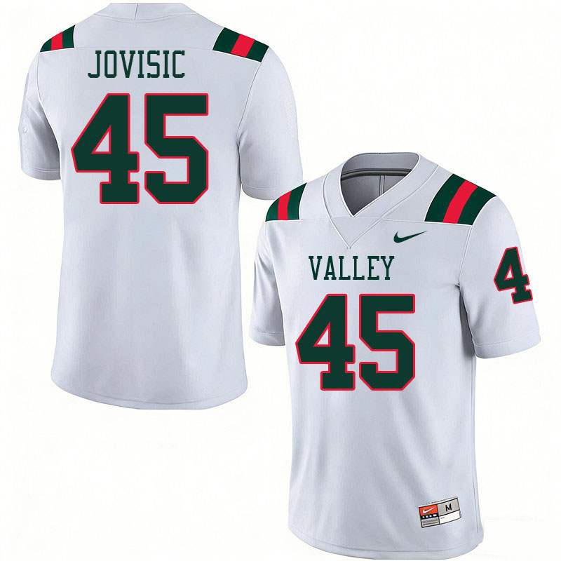Mississippi Valley State Delta Devils #45 Marko Jovisic College Football Jerseys,Uniforms Stitched-W